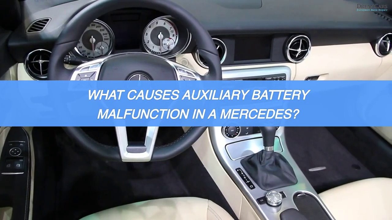 What Causes Auxiliary Battery Malfunction In A Mercedes? video