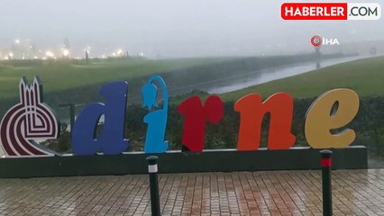 Edirne'de sis hayatı olumsuz etkiliyor: Görüş mesafesi 50 metreye kadar düştü
