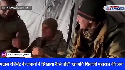 संयुक्त अभ्यास करने आए अमेरिकी सैनिक पर चढ़ा भारत का रंग