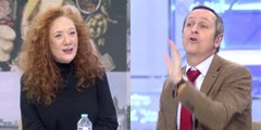 Carlos Cuesta recurre a un argumento ganador para rebatir a Cristina Fallarás que Puigdemont estuviese tentado de apoyar a Feijóo