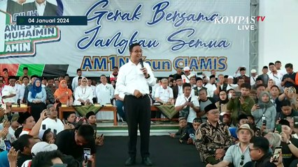 [FULL] Pidato Politik Anies Kampanye di Ciamis: Curhat Buat Kebijakan di Jakarta Kerap Dihalangi