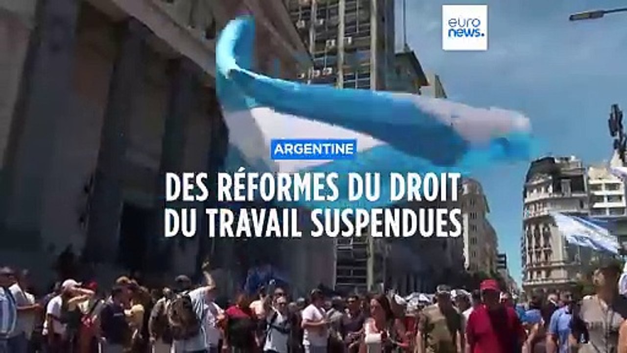 Argentine : des réformes du droit du travail de Javier Milei suspendues