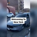 New York'un gerçek yüzü... Aracını sabah böyle buldu