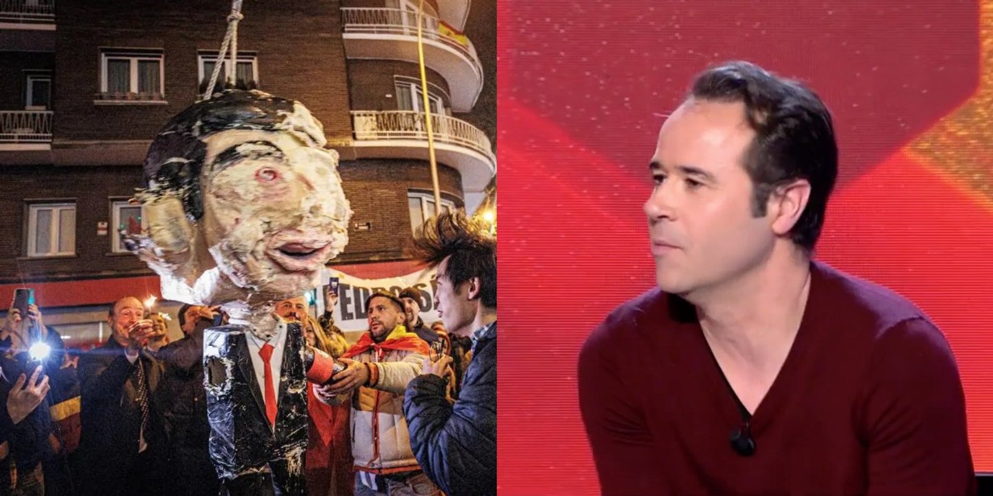 Javier Chicote triunfa en Cuatro con una atinada reflexión sobre el apaleamiento al monigote de Pedro Sánchez