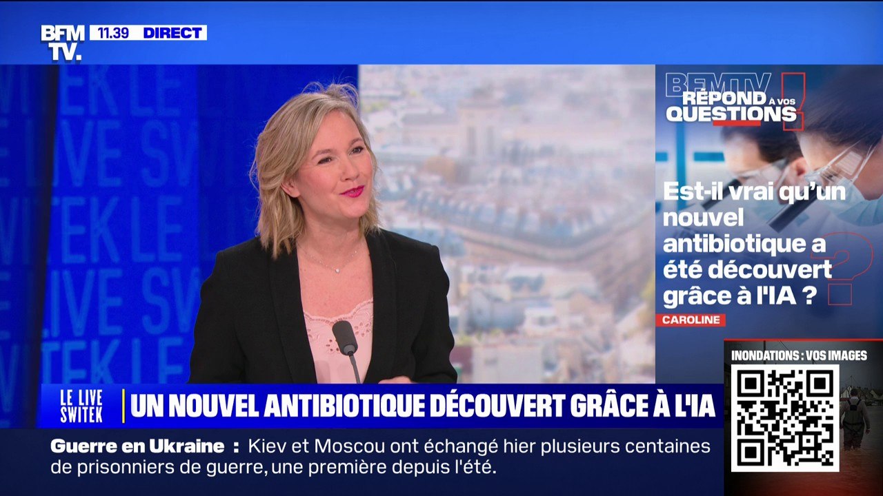 Est-il vrai qu'un nouvel antibiotique a été découvert grâce à l'intelligence artificielle ? BFMTV répond à vos questions