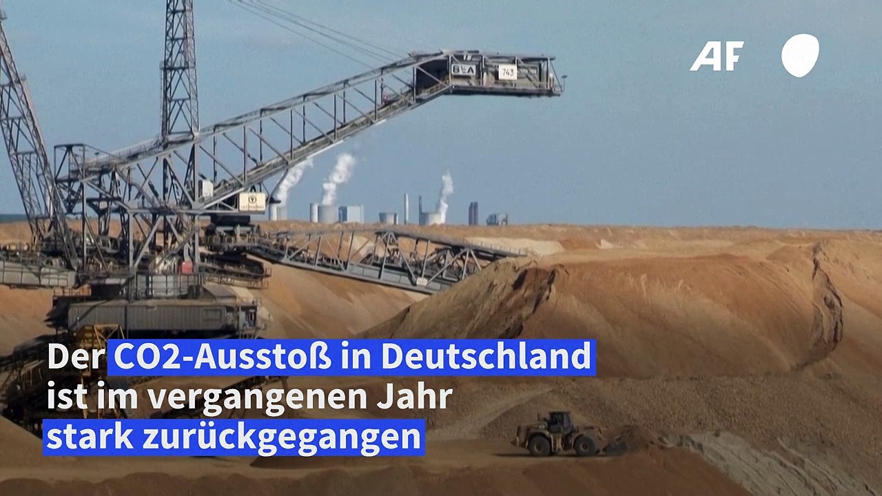 Deutschlands CO2-Ausstoß 2023 auf Rekordtief gesunken