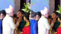 Aamir Khan kissed his ex-wife Kiran Rao at his daughter's wedding