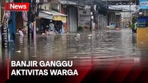 Banjir Rendam Kemang Utara Raya, Aktivitas Warga Terganggu