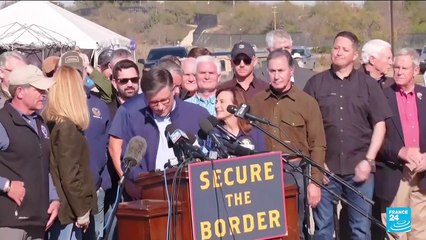Speaker Johnson leads House GOP on a trip to Mexican border to demand new policies