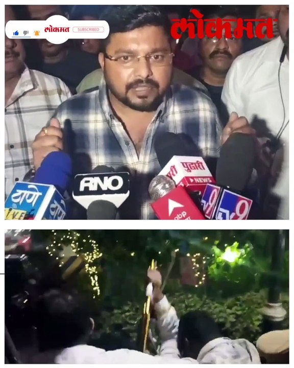 आव्हाडांच्या घराबाहेर अजित पवार गटाचे कार्यकर्ते जमले, त्यांनी नेकमं काय केलं?