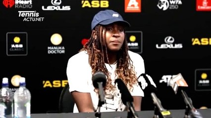 WTA - Auckland 2024 - Coco Gauff : "Je m'habitue à cette chose bizarre de jouer des adversaires plus jeunes"