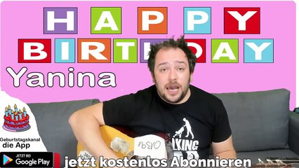 Happy Birthday, Yanina! Geburtstagsgrüße an Yanina