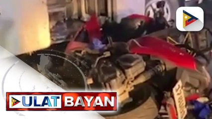 Lalaki, sugatan matapos sumalpok sa jeepney ang minamanehong motorsiklo