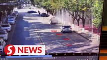 Video shows artillery shells from restive Myanmar region hit southwest China town