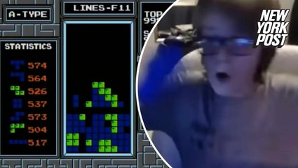 Tetris teen prodigy in shock after becoming first to ever beat original game