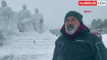 Sarıkamış Harekatı Anma Etkinlikleri Kapsamında Yapılan Kardan Şehit Asker Heykelleri Tamamlandı