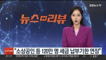 영세자영업자·소상공인 120만명 세금 납부기한 연장