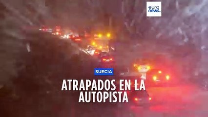 Más de mil coches atascados en la autopista E22 en el sur de Suecia