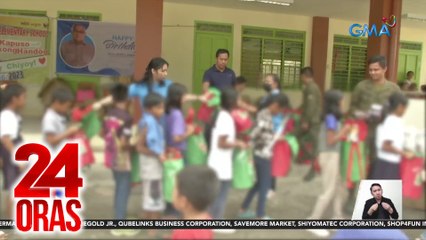 24,024 na mag-aaral sa Luzon, niregaluhan ng GMA Kapuso Foundation | 24 Oras