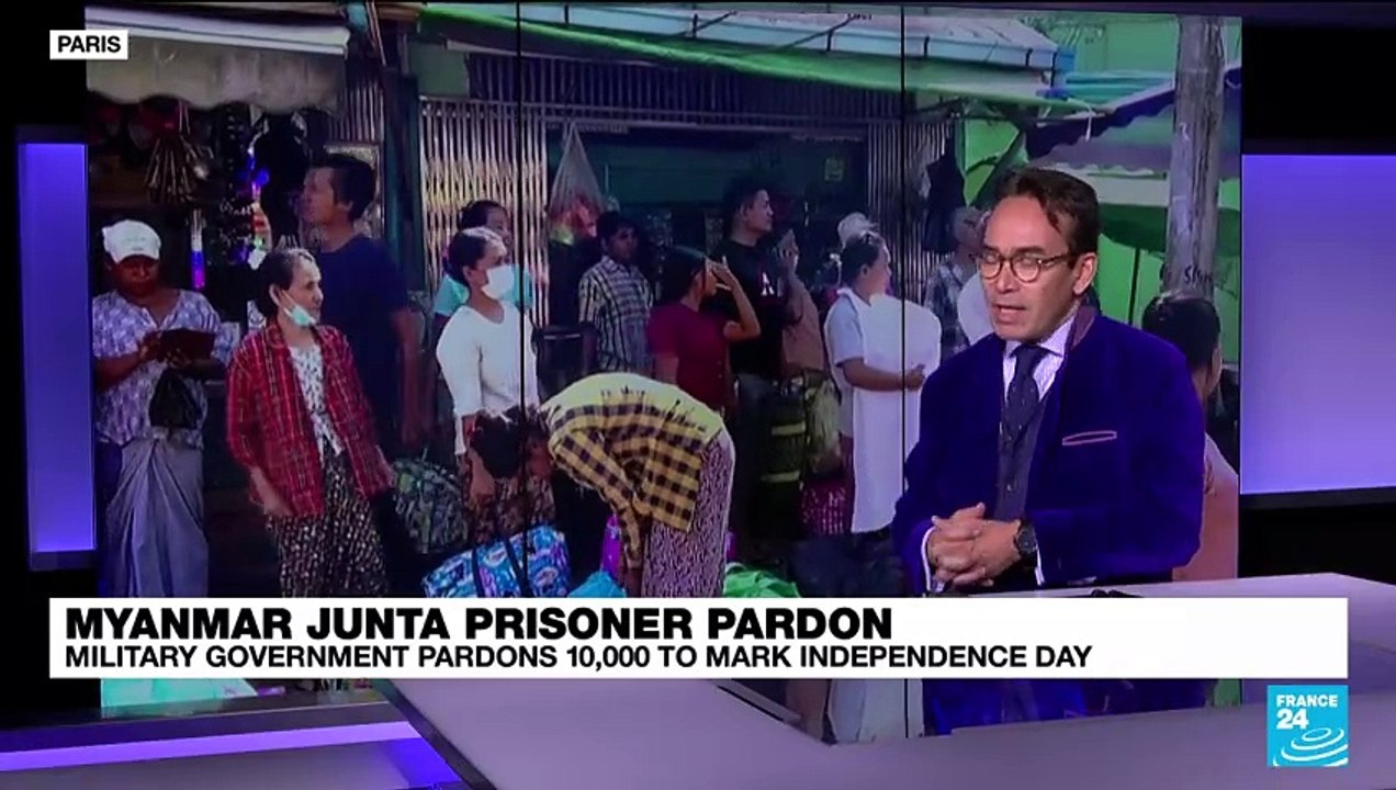 Myanmar's military govt pardons 10,000 prisoners to mark Independence Day