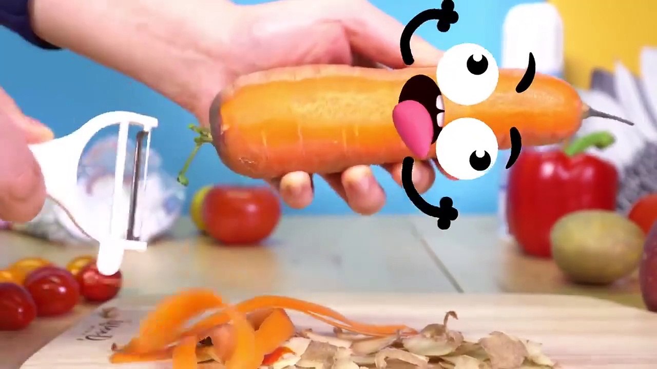 That's Enough! Carrot's Secret Life Of Fruits Doodles Animation 3D Cute Food Talking Things