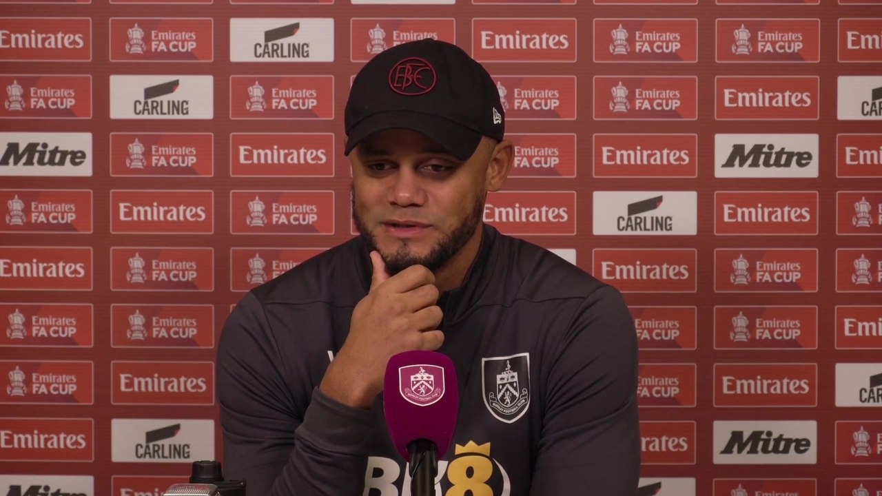 Kompany looking for Burnley FA Cup shock at Tottenham (Full Presser)