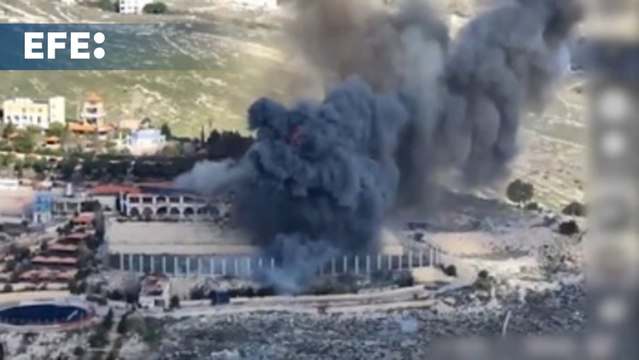 Ejército israelí ataca Líbano tras más hostilidades con Hizbulá, mientras sigue la tensión