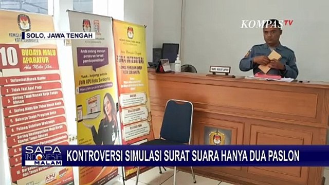 Soal Kontroversi Simulasi Surat Suara hanya 2 Paslon, Ini Kata KPU Kota Solo