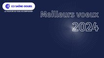 La CCI Saône-Doubs vous présente ses meilleurs voeux pour 2024