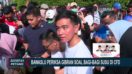 Download Video: Kata Gibran Usai Diperiksa Bawaslu Buntut Bagi-Bagi Susu di CFD