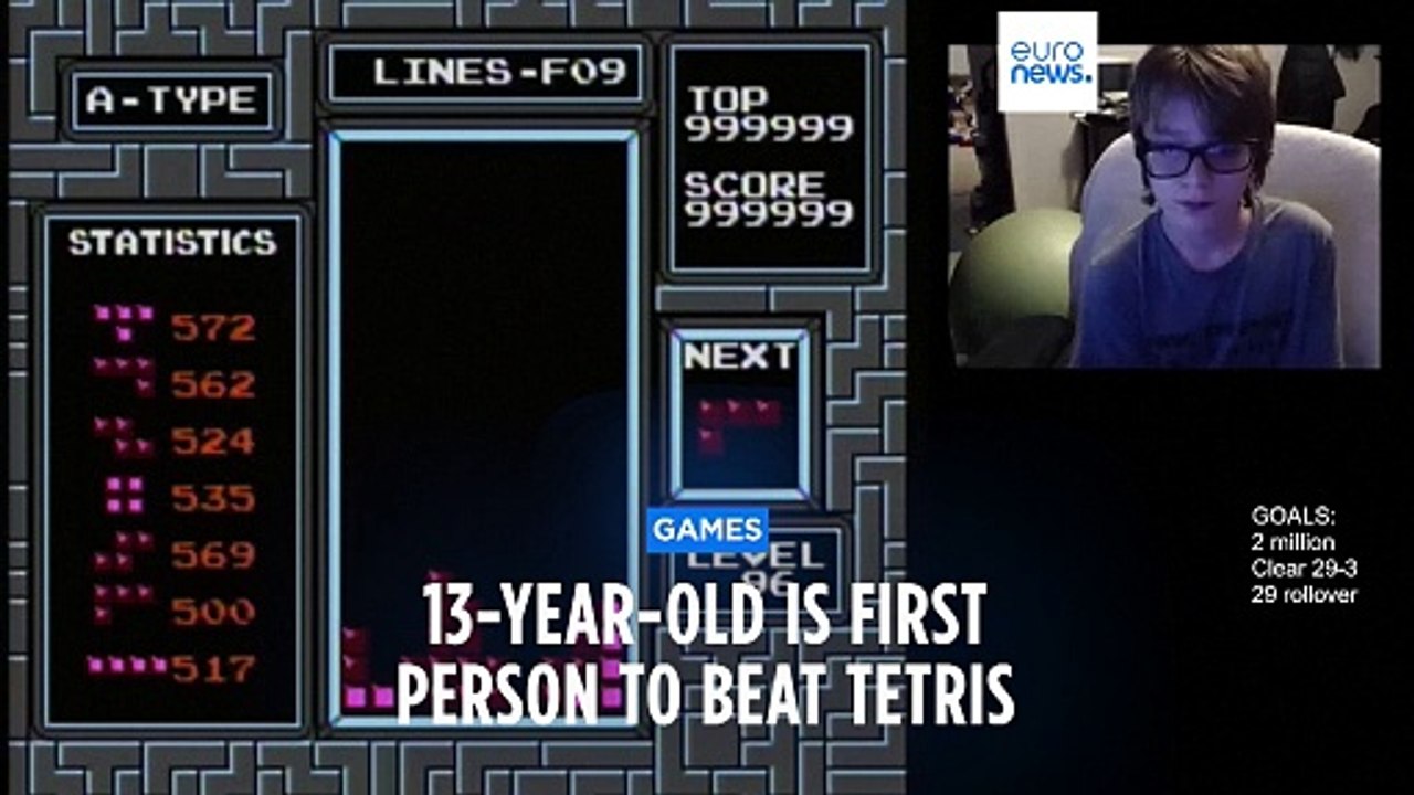 13-year-old US gamer becomes first to beat 'unbeatable' Tetris — by breaking it