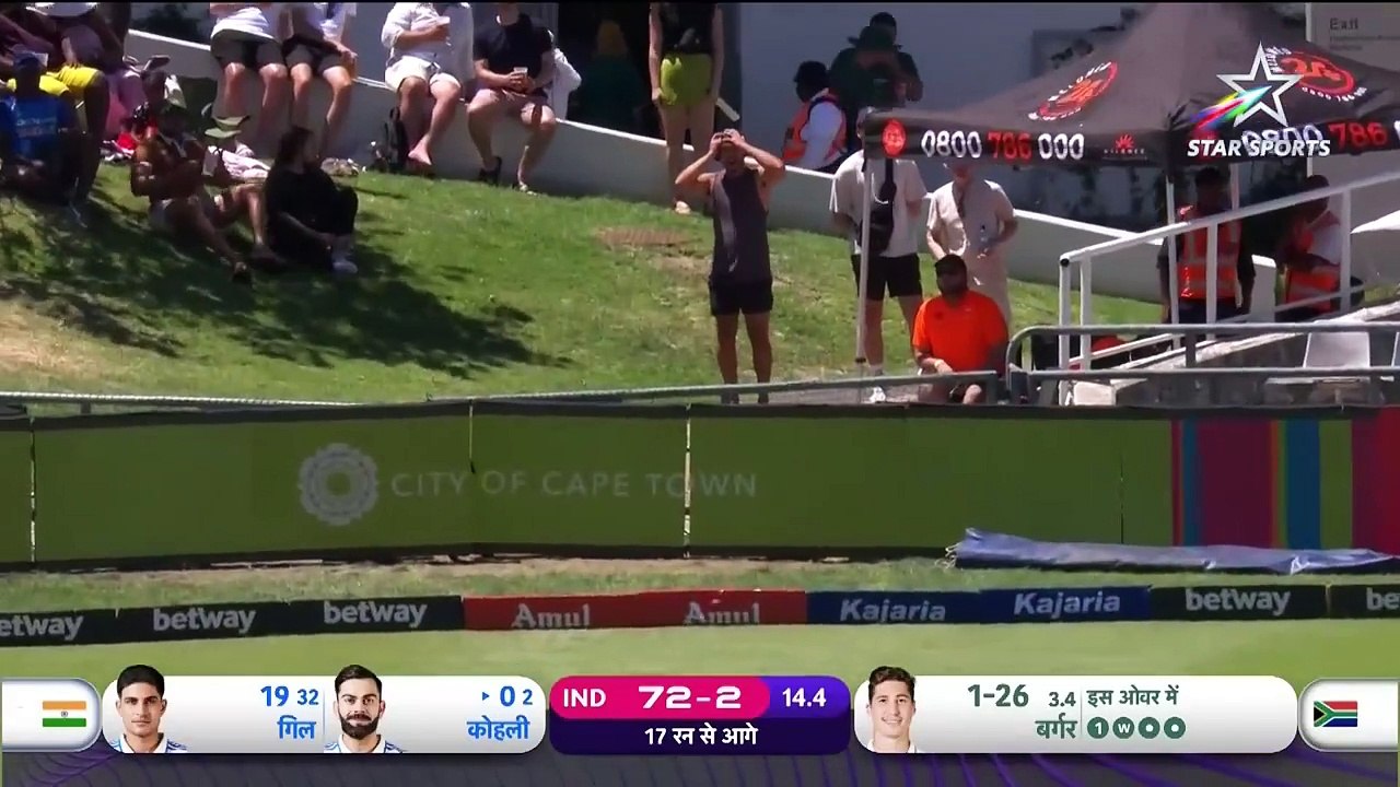 A Flurry Of Wickets Highlights Day 1 of the Cape Town Test _ SA v IND