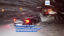 Svezia: neve e -40 gradi, centinaia di auto bloccate tutta la notte