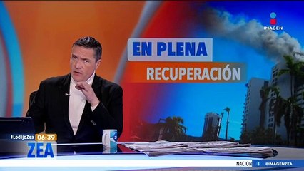 Se registró un fuerte incendio en el Hotel Emporio en Acapulco