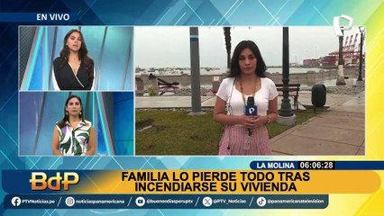 Callao: autoridades despliegan personal para cercar plaza Grau ante continuos oleajes