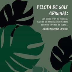 -Jacobo Shemaria Capuano- Pelota de golf original: (Parte 1) (Creado por @JacoboShemariaCapuano)