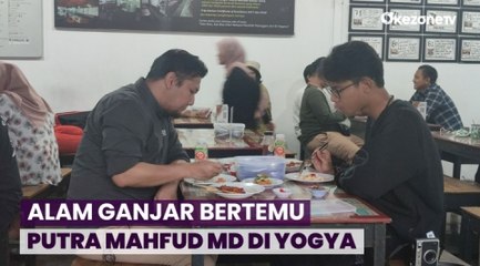 Alam Ganjar Bertemu Putra Mahfud MD di Yogya, Bahas Potensi Anak Muda
