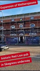 Skegness's Red Lion Pub Gets a Major Makeover 🏗️