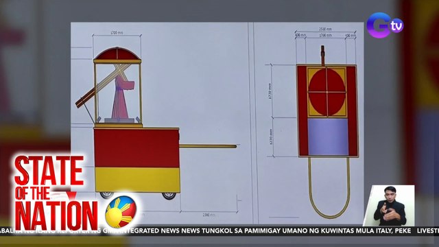 Ipinasilip na ang panibagong itsura ng andas ng Itim na Nazareno | SONA