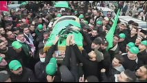 I funerali del numero due di Hamas, Saleh al-Aruri a Beirut