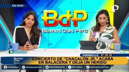 Carabayllo: concierto de Chacalón Jr. termina en balacera y deja un herido