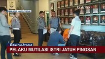 Detik-Detik Pelaku Mutilasi Istri di Malang Pingsan saat Rilis di Depan Awak Media