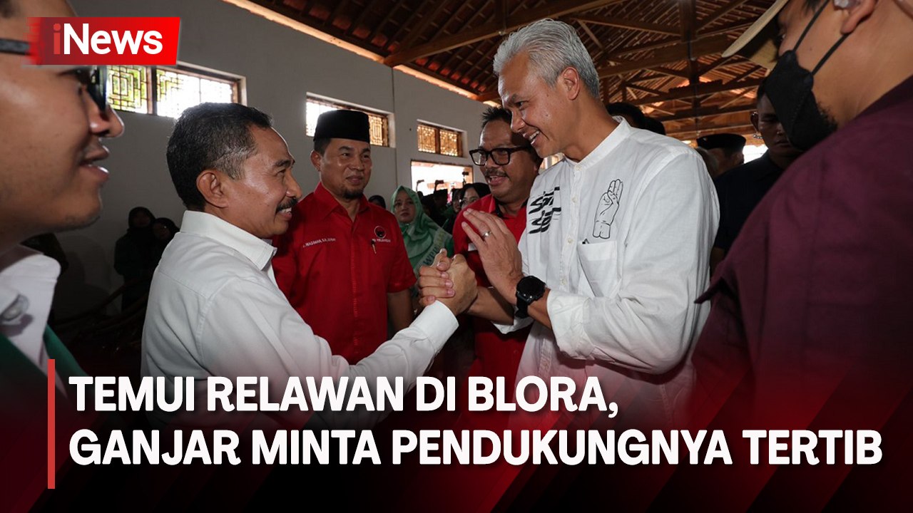 Kunjungi Blora, Ganjar Minta Pendukungnya Tertib Agar Kejadian Boyolali Tidak Terulang
