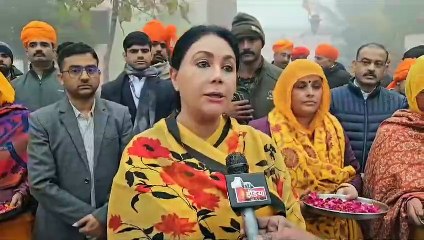 तनसिंह जन्म शताब्दी संदेश यात्रा हुई रवाना, दिया कुमारी रही मौजूद