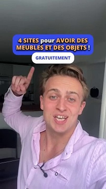 4 sites pour avoir des meubles et des objets gratuitement 