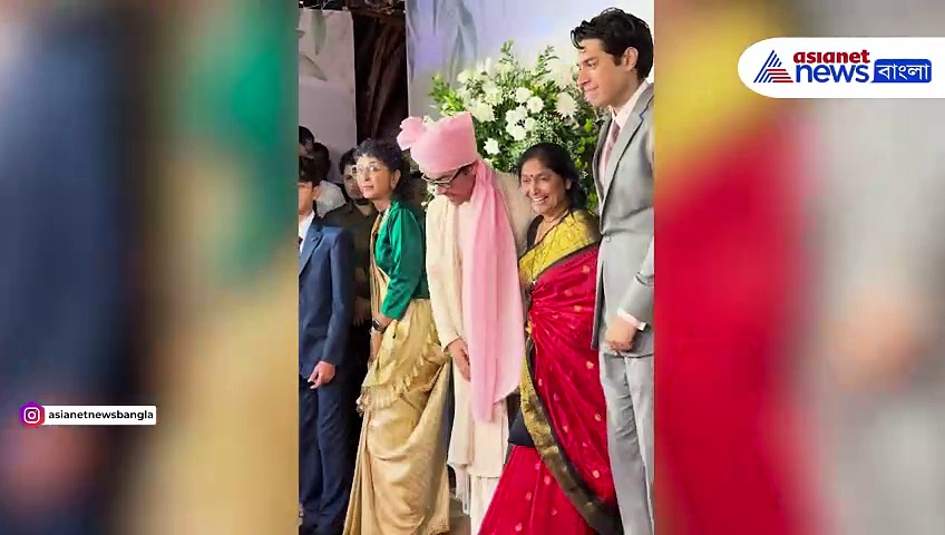 Aamir Khan daughter wedding: মেয়ে-জামাইকে সঙ্গে নিয়ে লেন্সবন্দি আমির খান, দেখুন ভিডিও