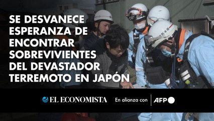 Se desvanece esperanza de encontrar sobrevivientes del devastador terremoto en Japón