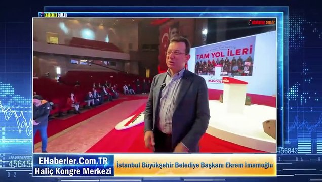 İBB Başkanı Ekrem İmamoğlu: Yarınki adaylık tanıtım toplantısı öncesi Haliç Kongre Merkezi’ndeyiz