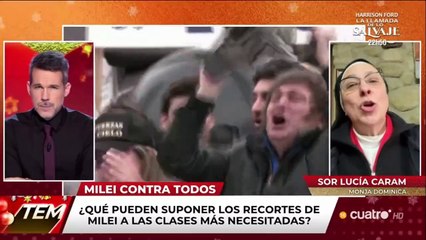 Lucía Caram admite votar a Javier Milei