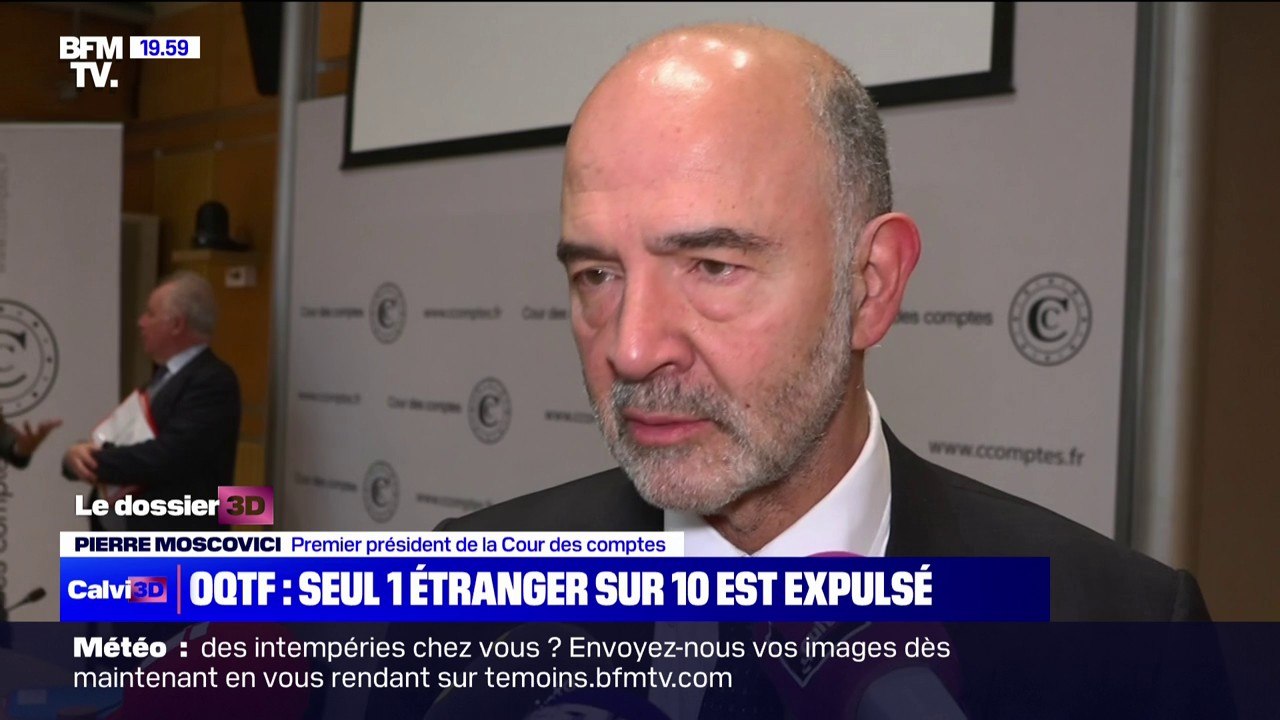 Rapport sur la lutte contre l'immigration: "Il faut améliorer l'efficacité de cette politique", affirme Pierre Moscovici (premier président de la Cour des comptes)